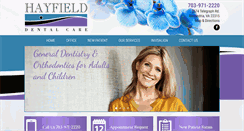 Desktop Screenshot of hayfielddentalcare.com